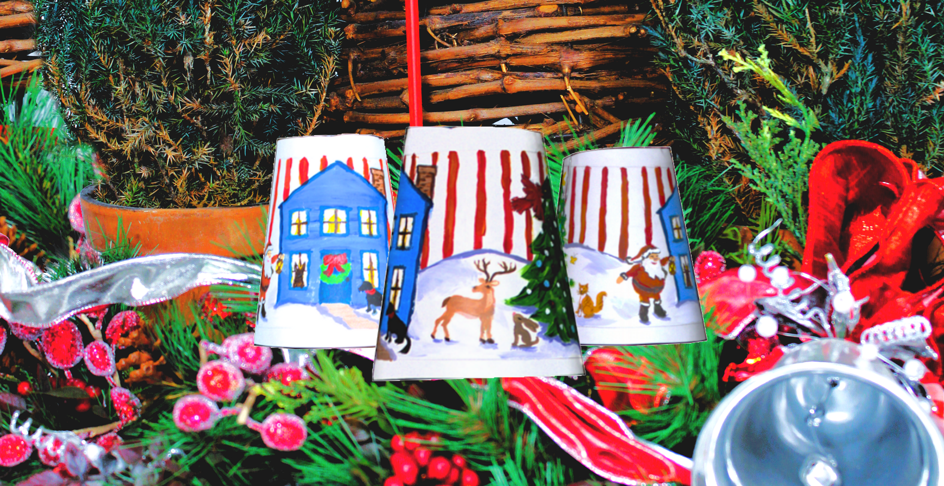 Christmas Shade Cover