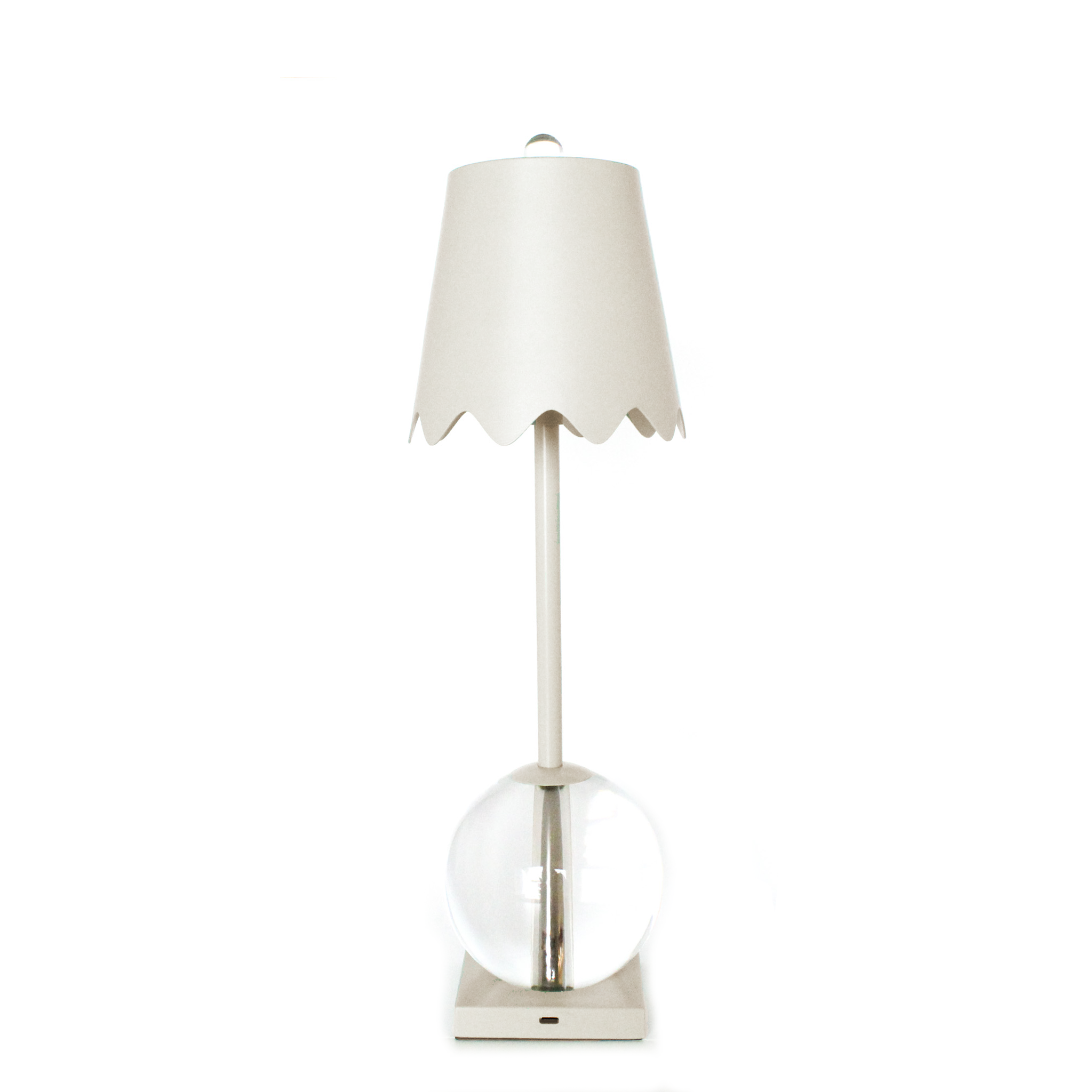 Creme Eliza Flaire Lamp