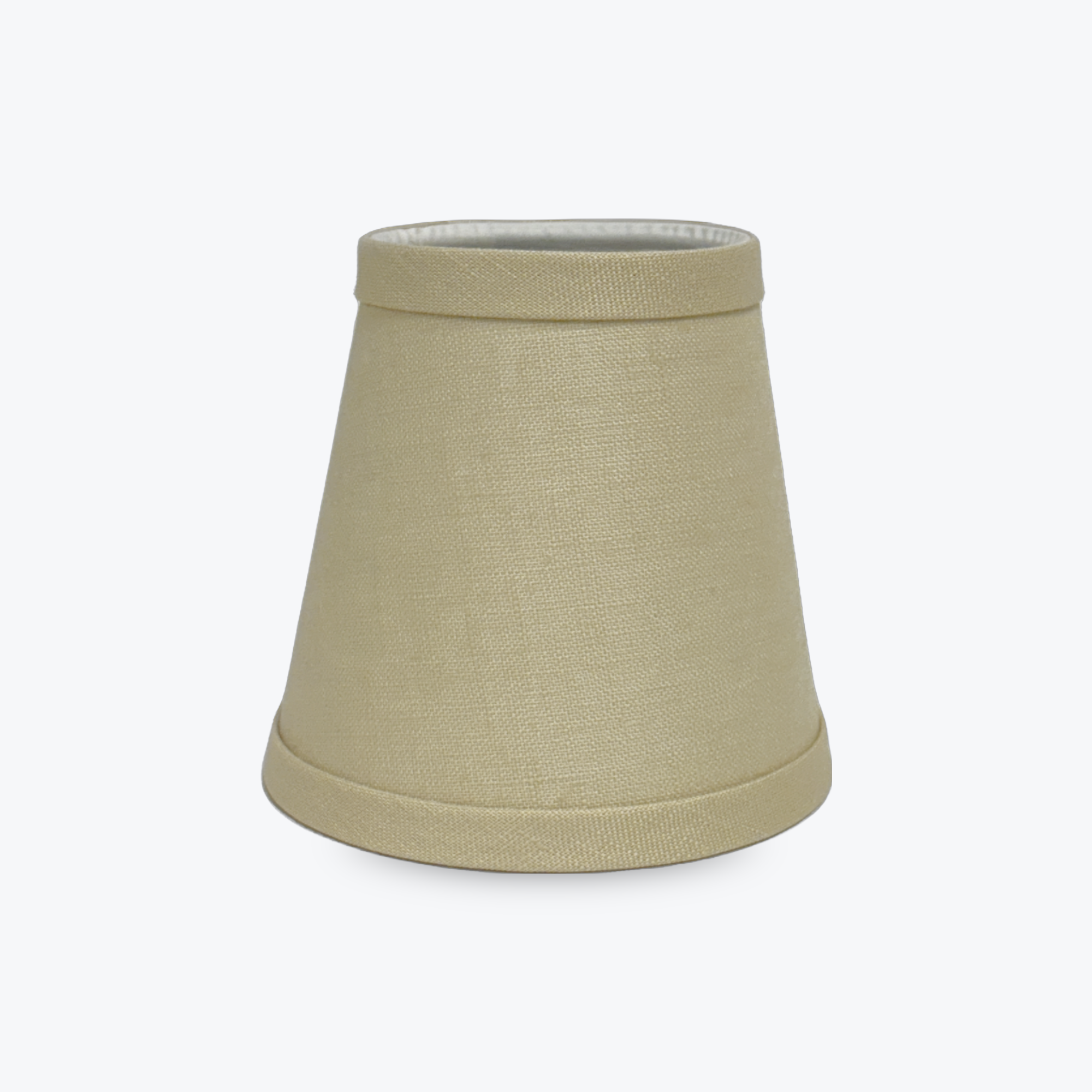 Khaki Linen Lurex Shade Cover