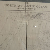 Early 20th C. Navigation Maps, Custom Framed, Various Sizes
