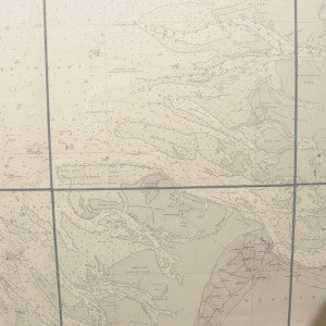 Early 20th C. Navigation Maps, Custom Framed, Various Sizes