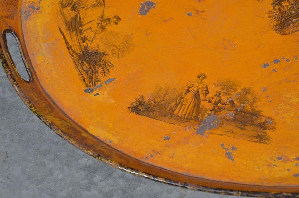 19th C. French Tole Tray