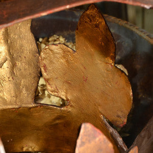 19th C. French Paper Mache & Gold Leafed Crown