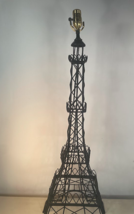 Metal Eiffel Tower Lamp