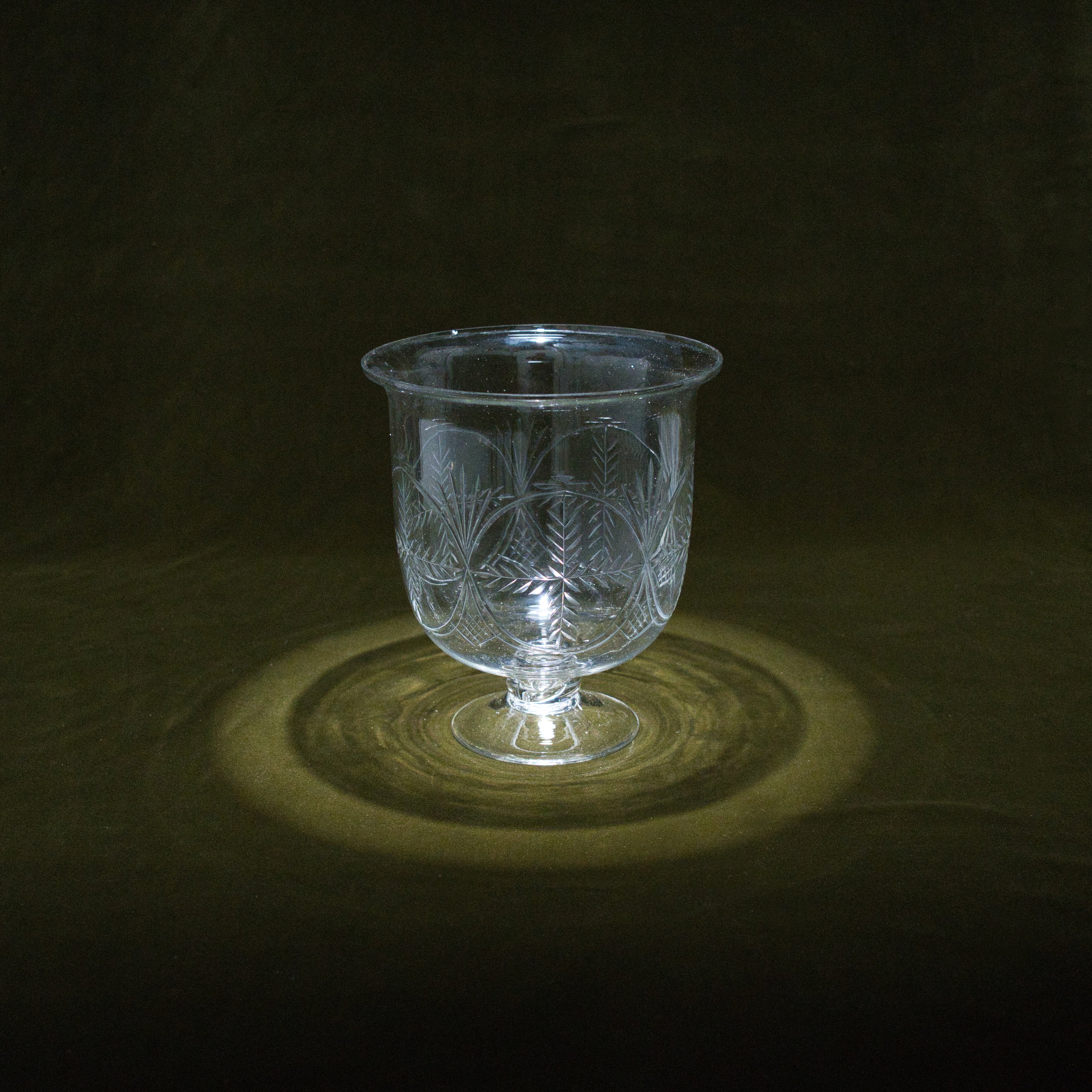 Faceted Cross Vase