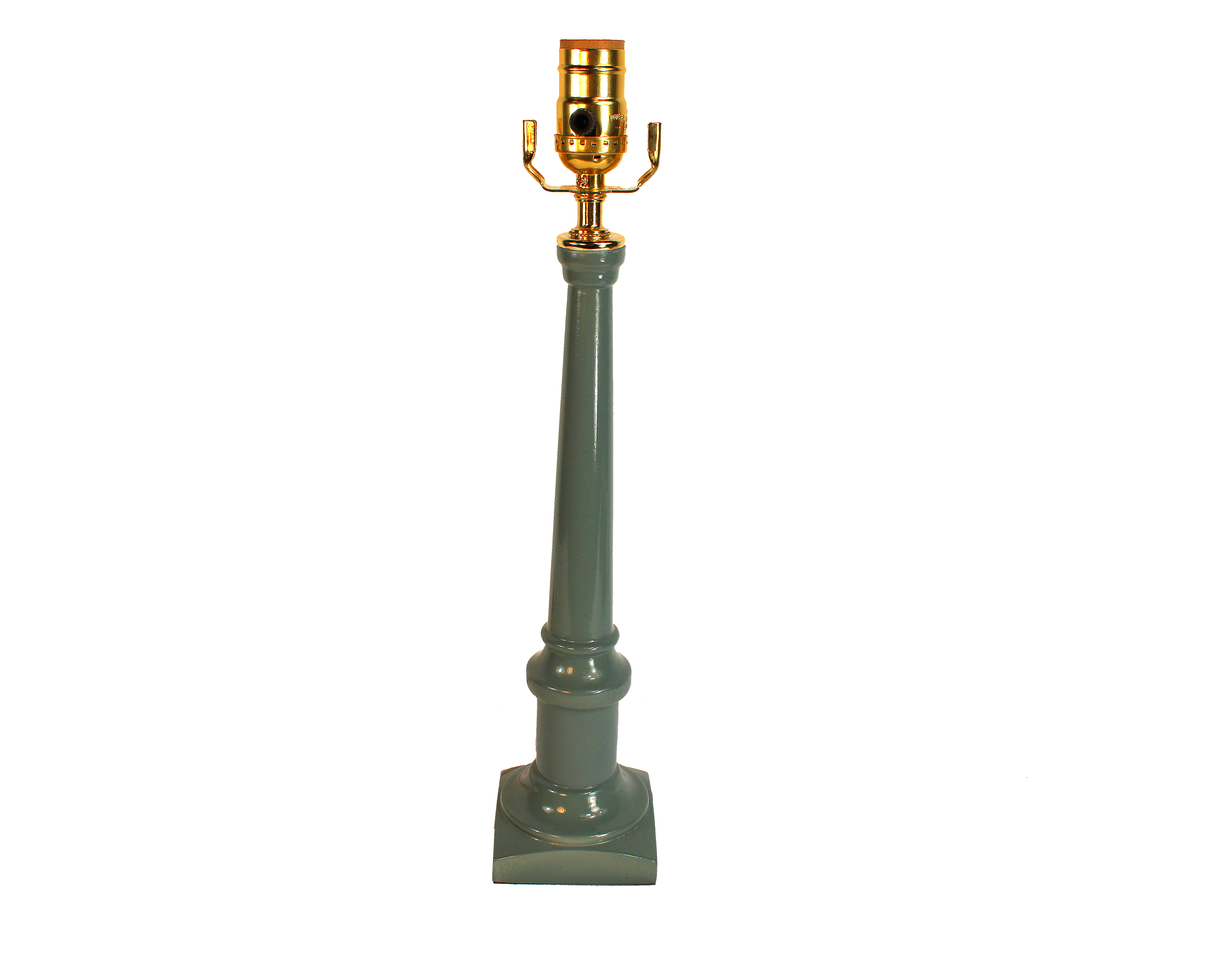 Green Candlestick Lamp