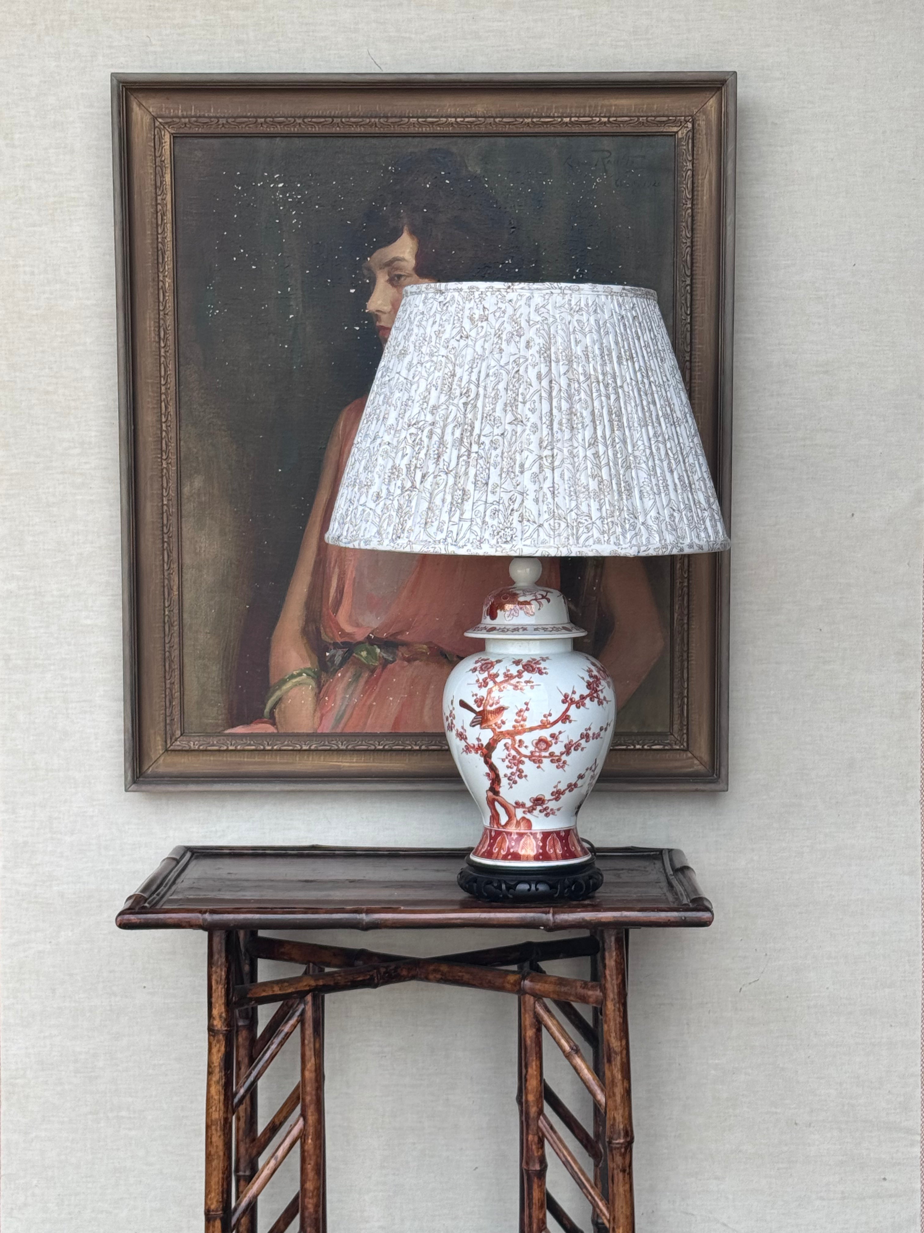 Pair of Asian-style Ginger jar Lamps