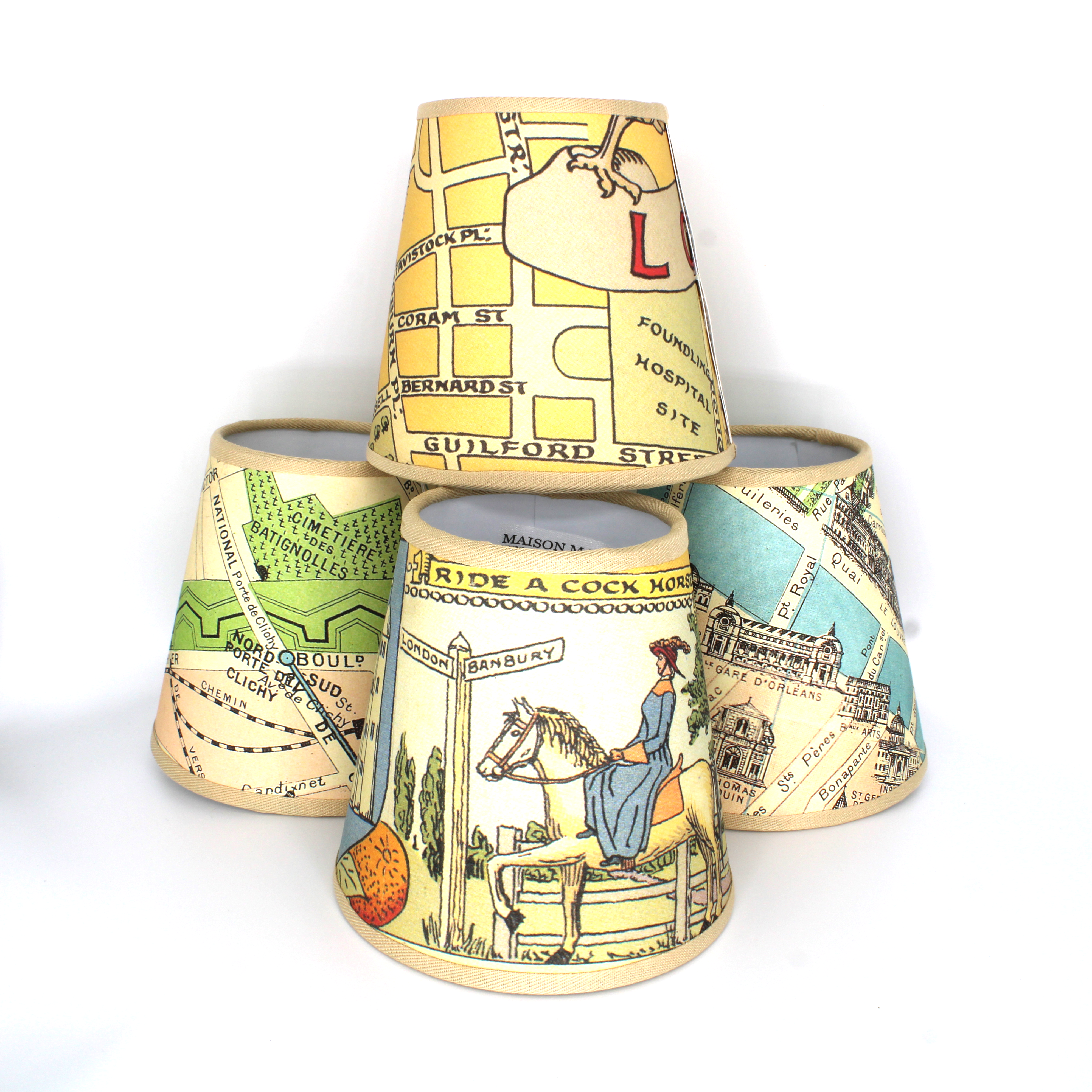 London Maps Shade Covers