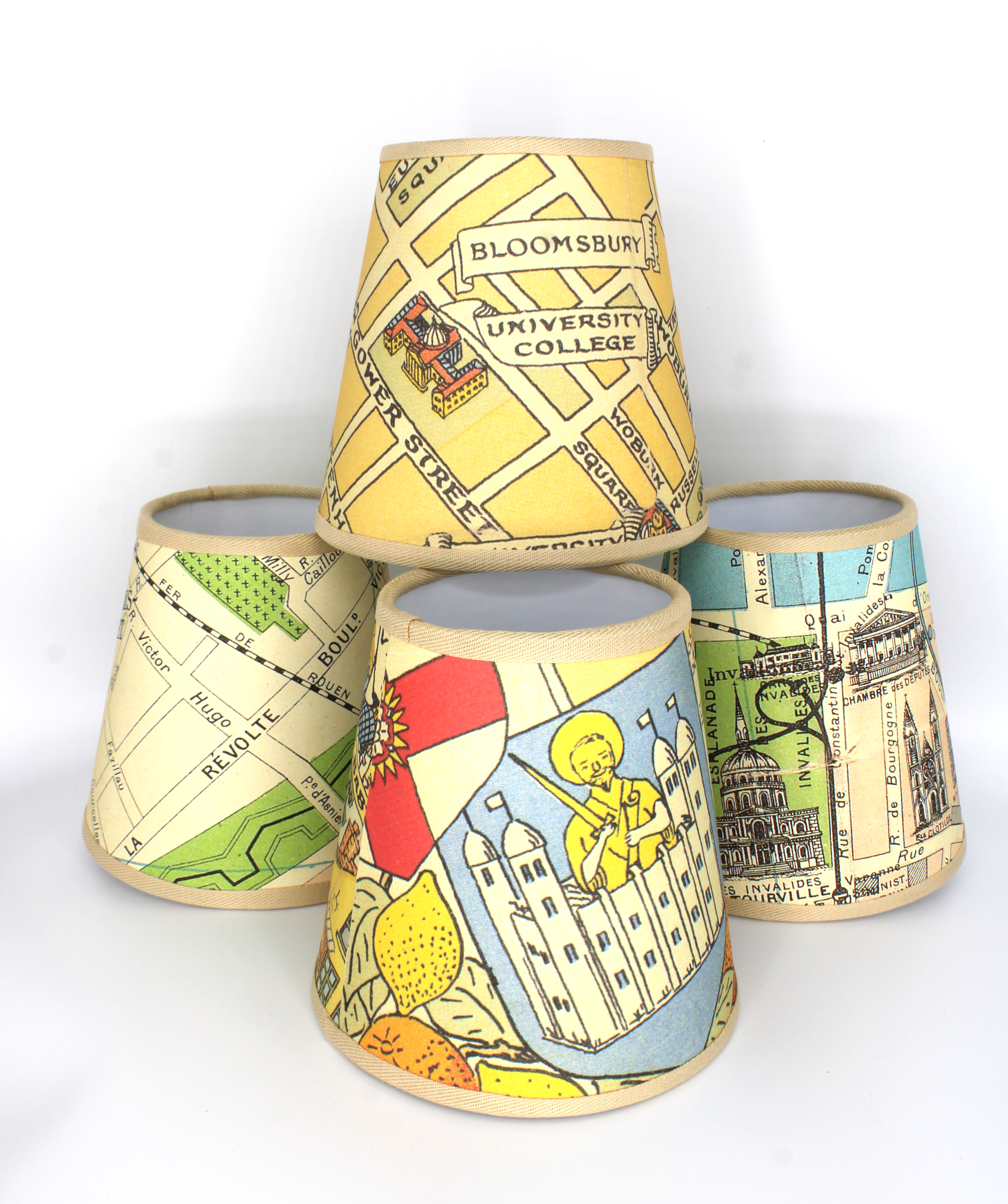 London Maps Shade Covers