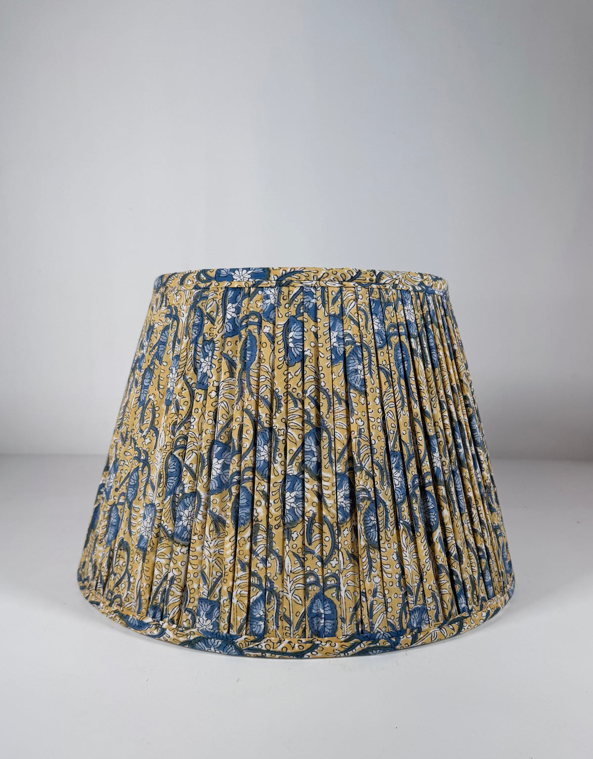 Marigold fabric shade