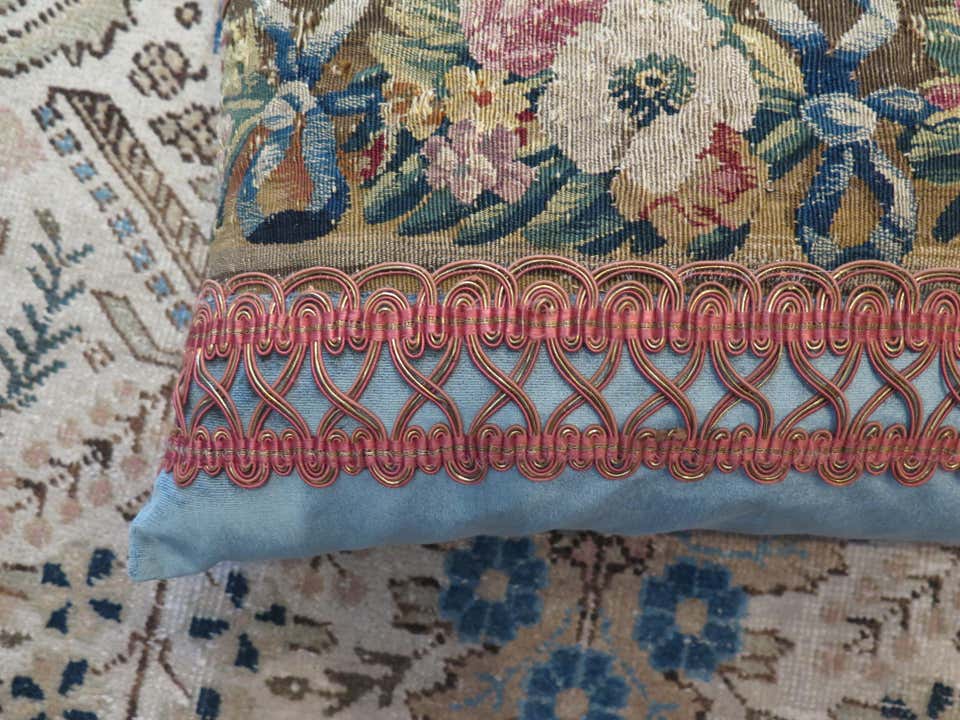 Tapestry Pillow 18th-Century