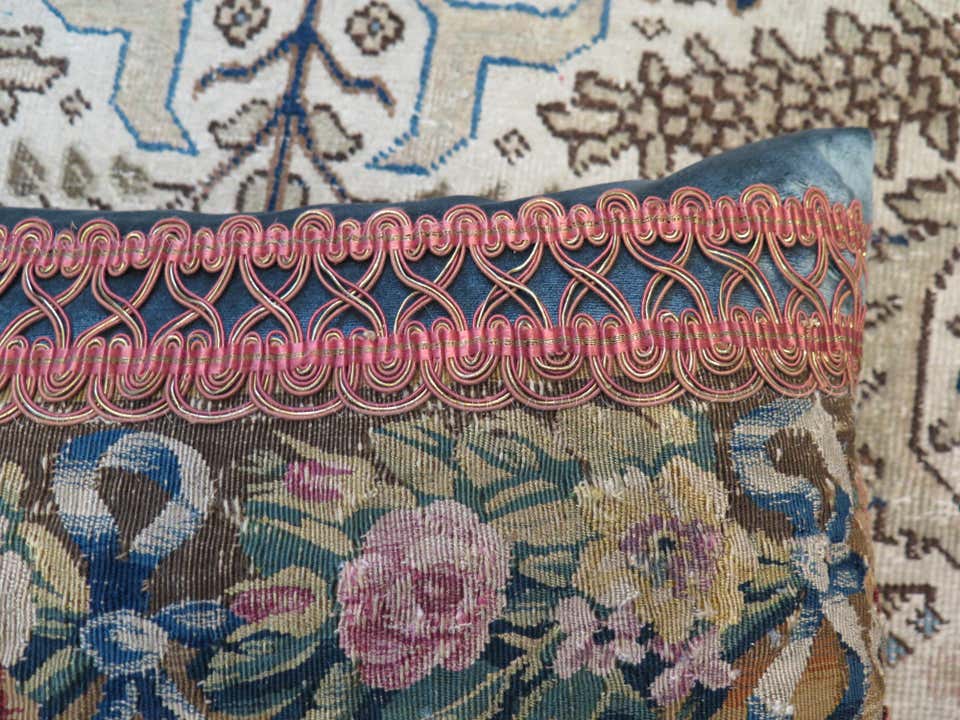 Tapestry Pillow 18th-Century