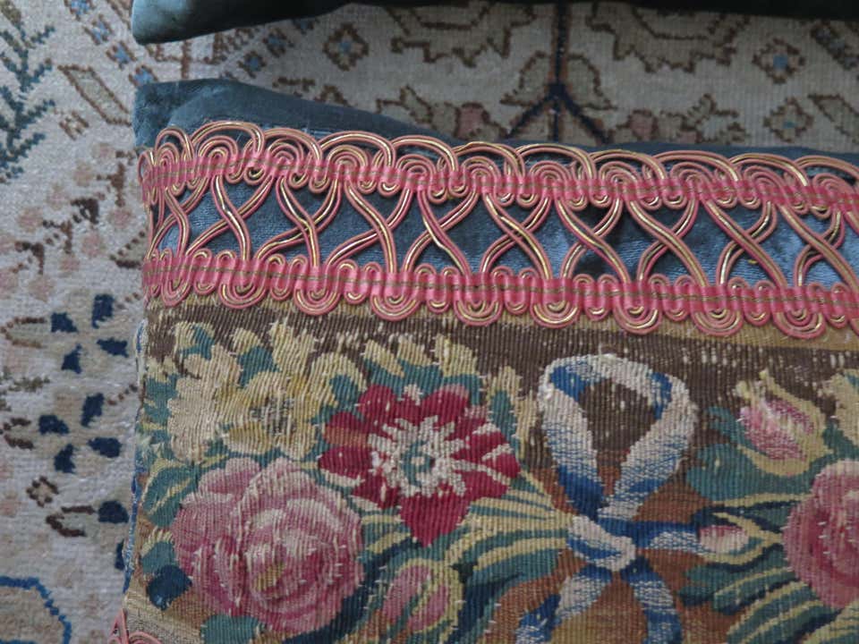 Tapestry Pillow 18th-Century