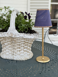 Small Marble Shade Cover in Lavender