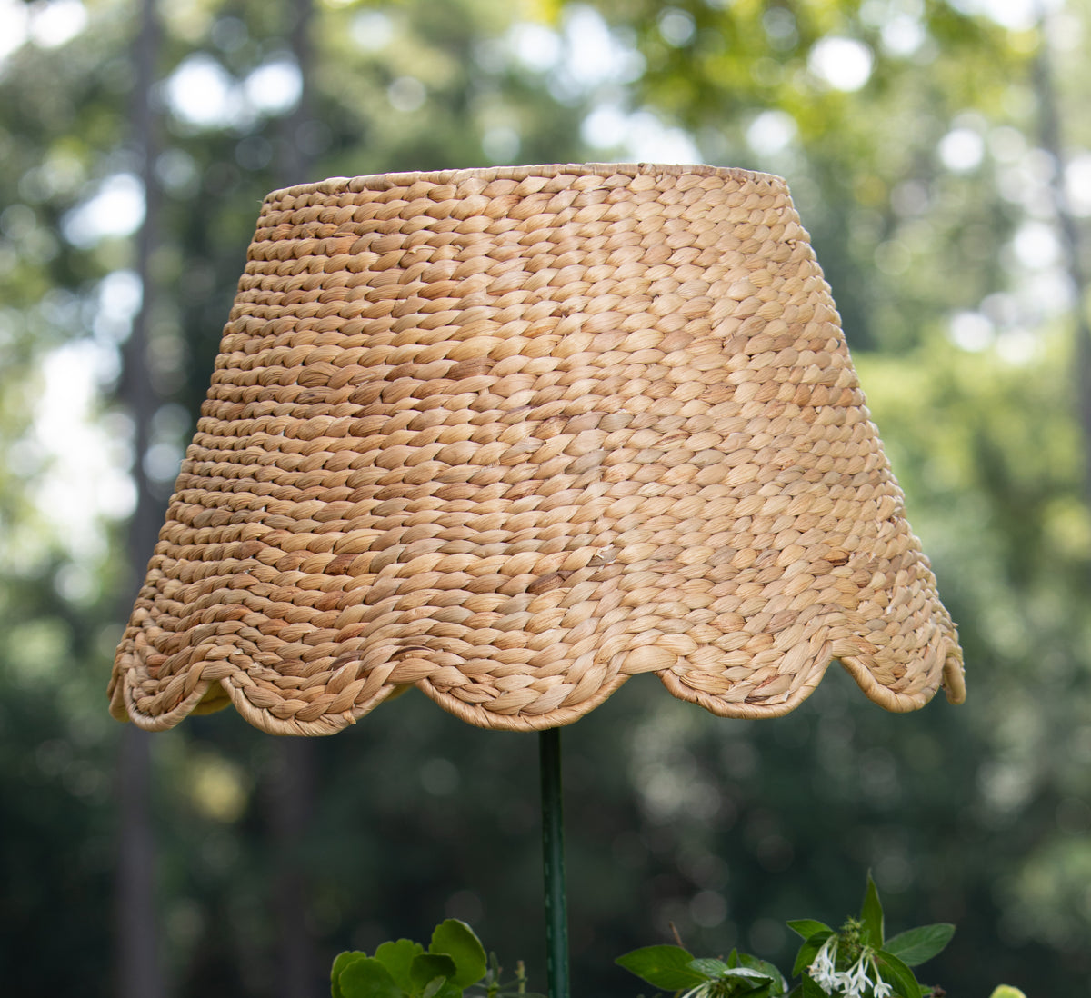 Water Hyacinth Shade Cover (Scalloped in Natural)