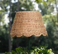 Water Hyacinth Shade Cover (Scalloped in Natural)