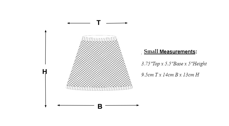 Small Shade Cover in Morse Code