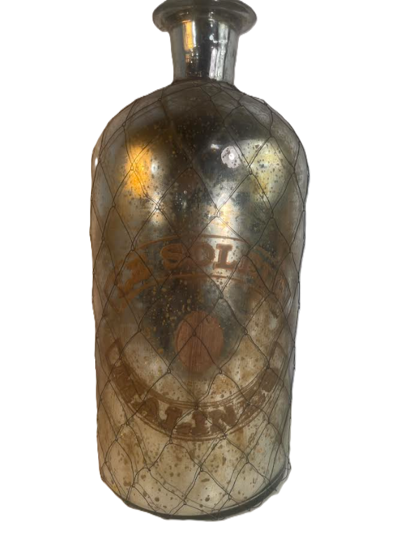 Pair of Mercury Glass Lamps