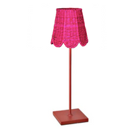 Small Seagrass Shade Cover (Scalloped in Fuchsia)