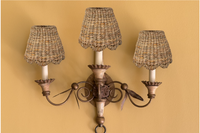 Sconce Seagrass Lampshades (Scalloped Base)