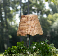 Water Hyacinth Shade Cover (Scalloped in Natural)