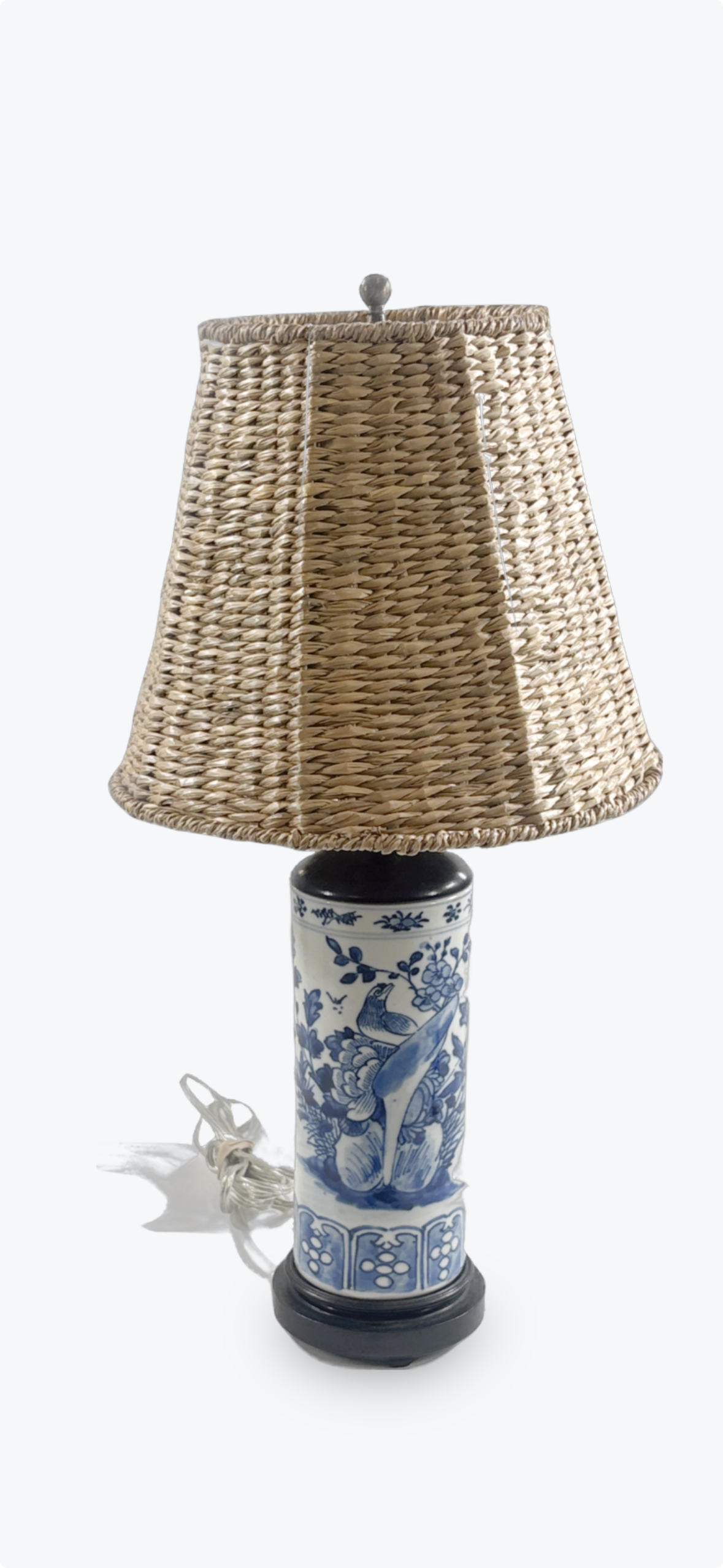 Pair of Vintage Asian Porcelain Table Lamps