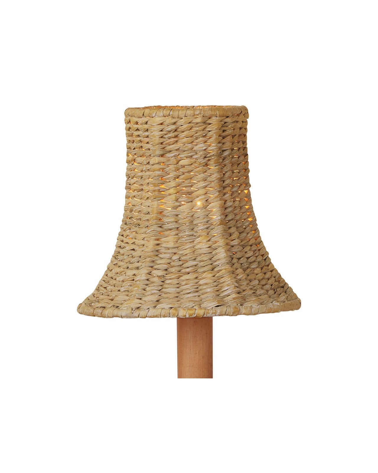 Bell Shaped Chandelier Shade Cover in Seagrass