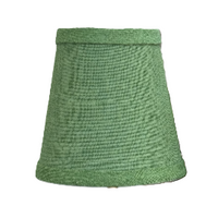 Small Linen Shade Cover in Fern Green