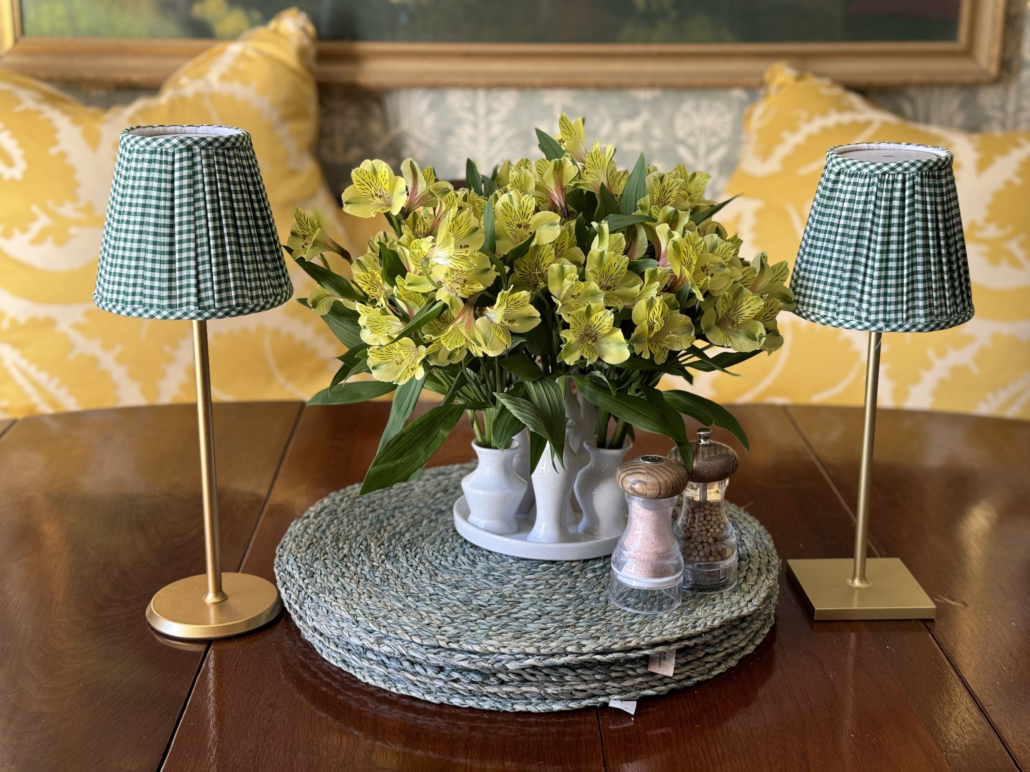 Maison Maison Design Shade Cover (Gingham in Green) - Thumbnail 3