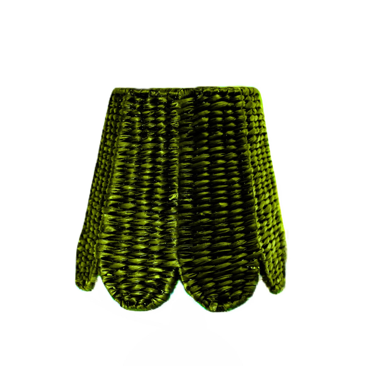 Small Seagrass Shade Cover (Scalloped in Bancha Green)