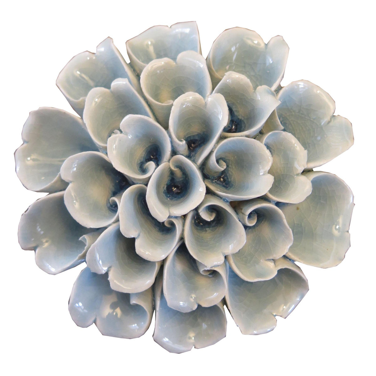 Light Blue Ceramic Flower