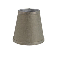 Small Linen Shade Cover in Gold