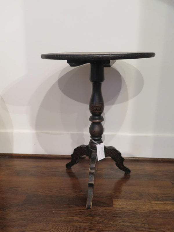 19th Century Tole Tilt-Top Parlor Table