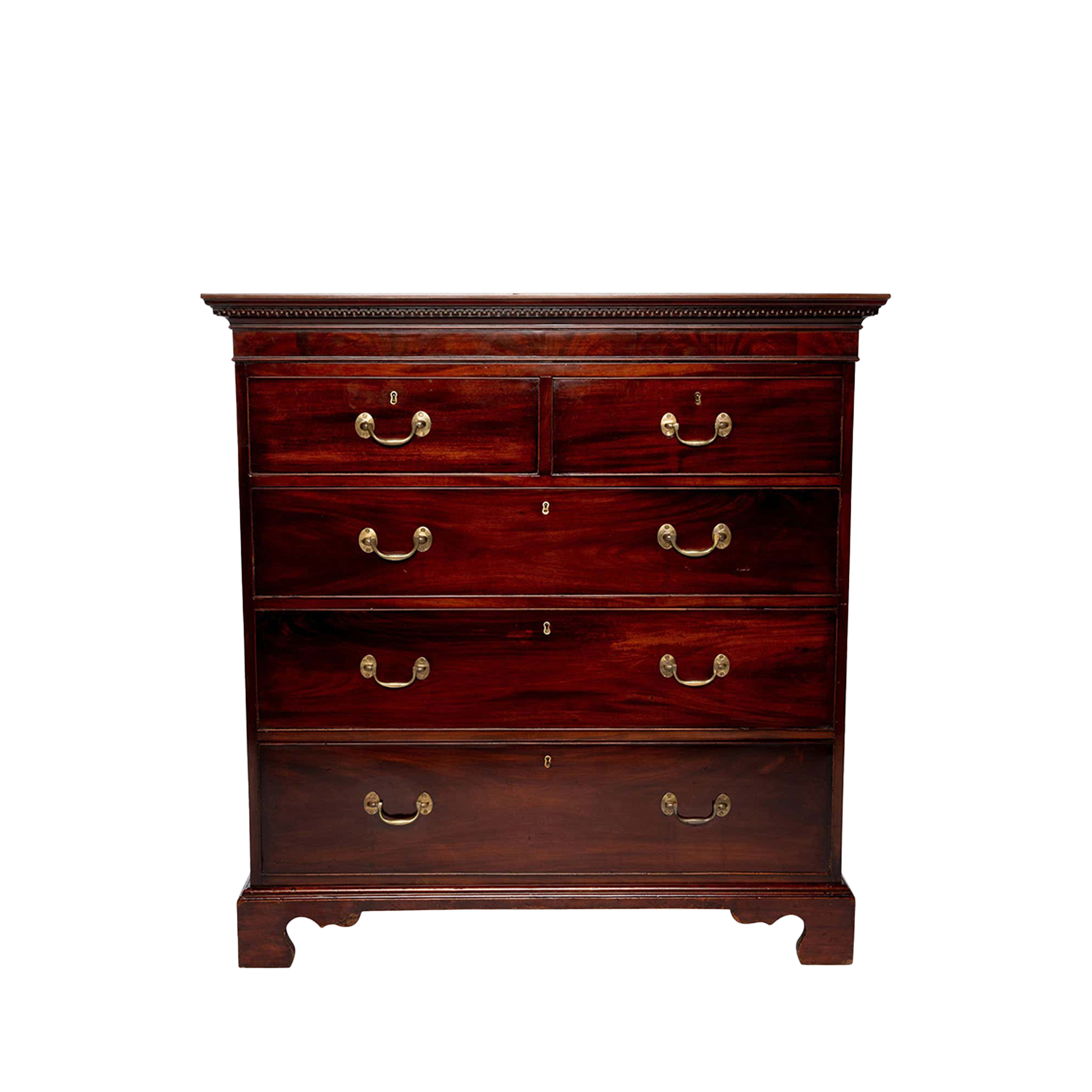 Antique Georgian Five Drawer Chest