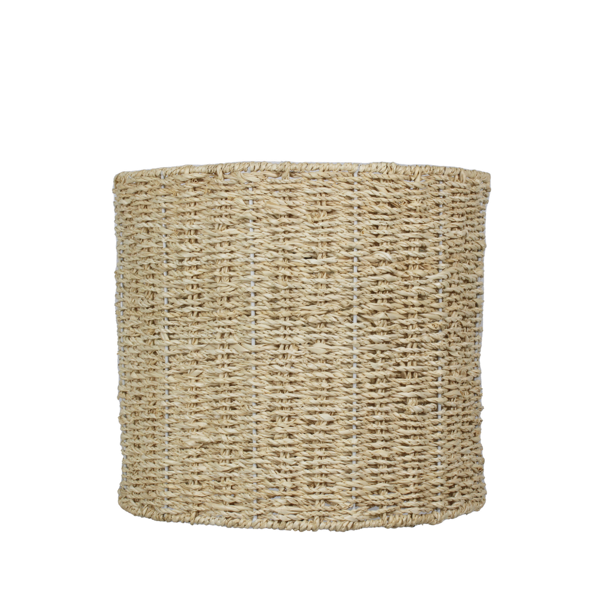 Oversized Tall Drum in Ivory Twisted Seagrass