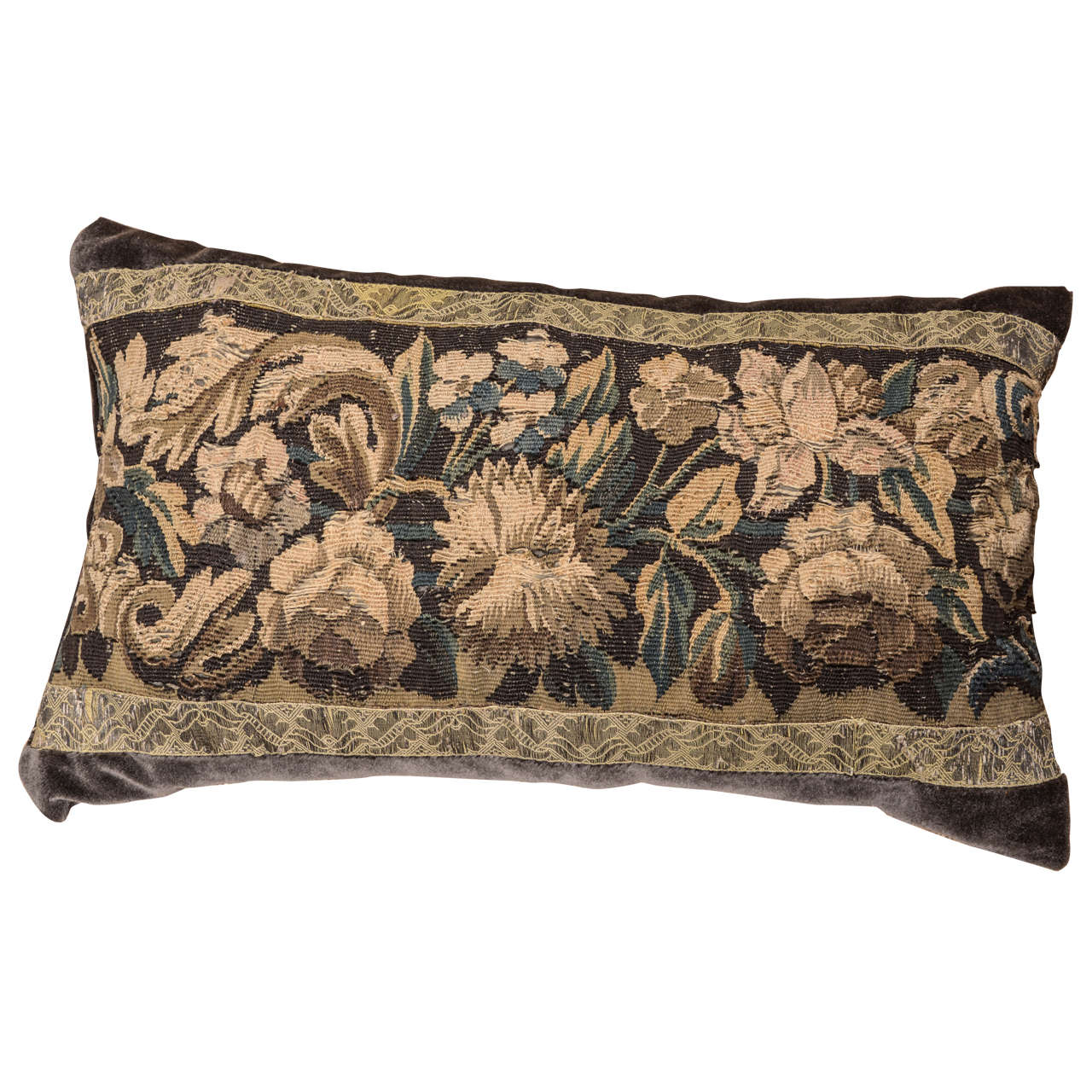 Large Lumbar Tapestry Pillow