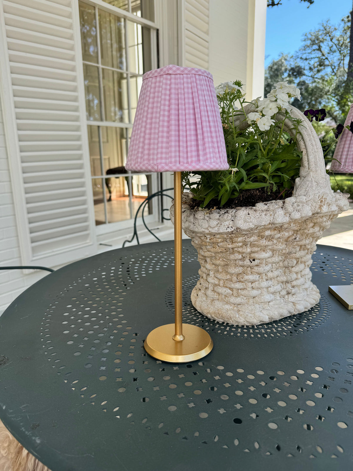 Maison Maison Design Shade Cover (Gingham in Pink)