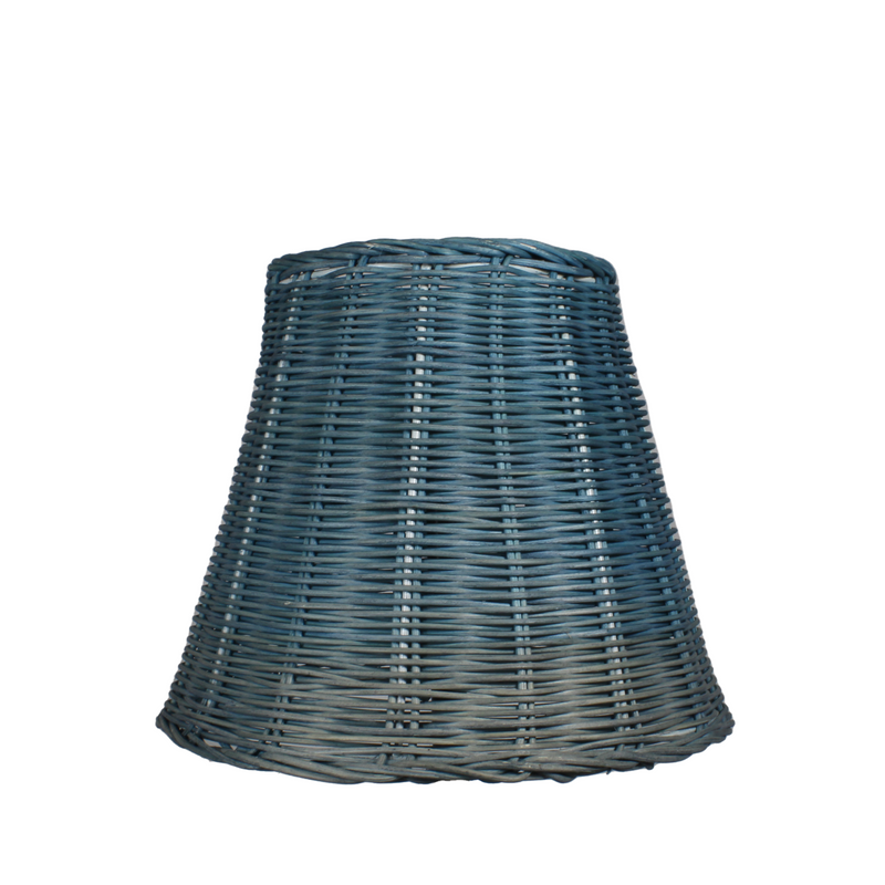 Rattan Lampshades (Empire  in Aegean Teal)