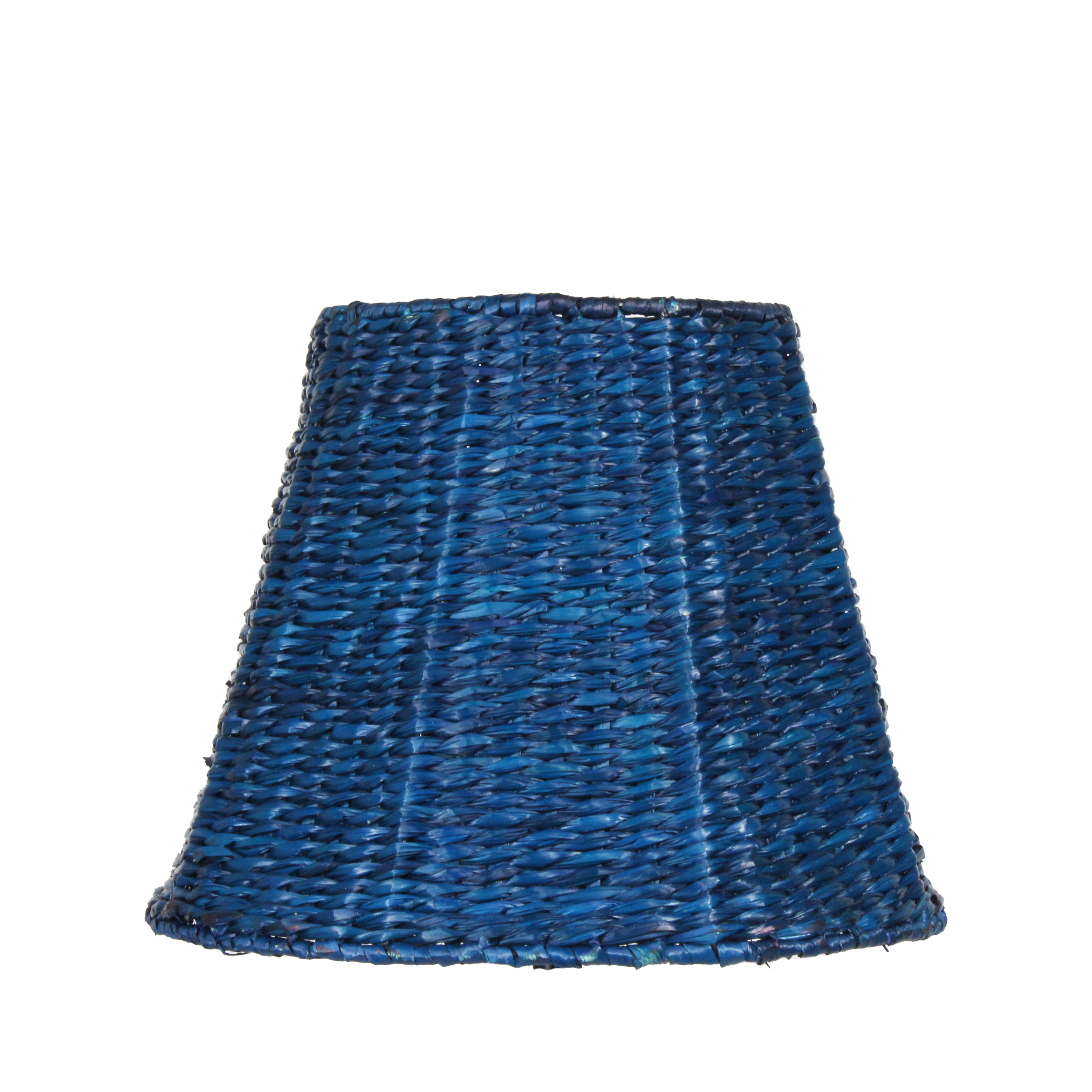 Woven Seagrass Lampshade (Empire in Navy)