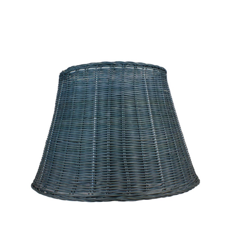 Rattan Lampshades (Empire  in Aegean Teal)