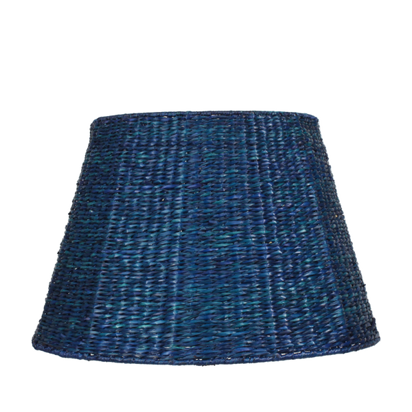 Woven Seagrass Lampshade (Empire in Navy)