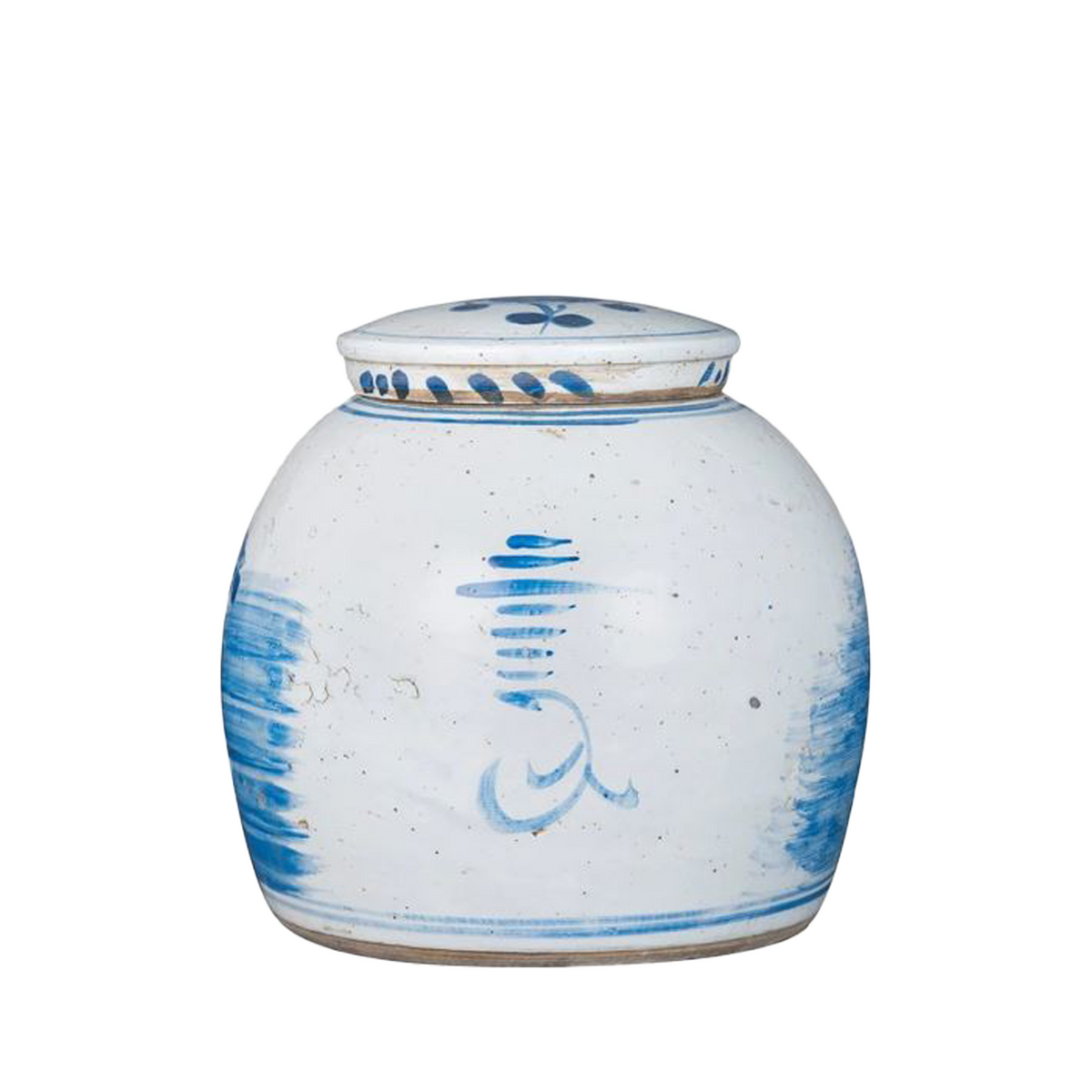 Small Vintage Ming Jar Four Season Plant