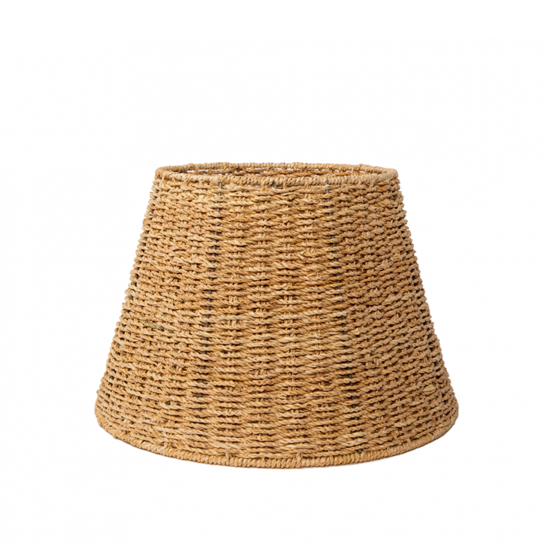 Twisted Seagrass Lampshades (Empire in Ivory)