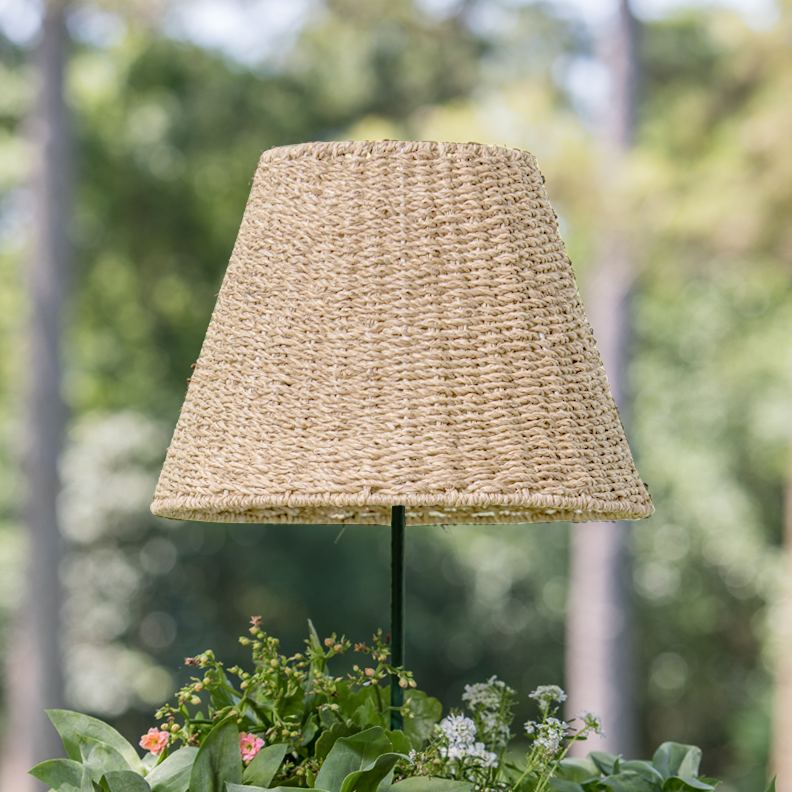 Twisted Seagrass Lampshades (Empire in Ivory)