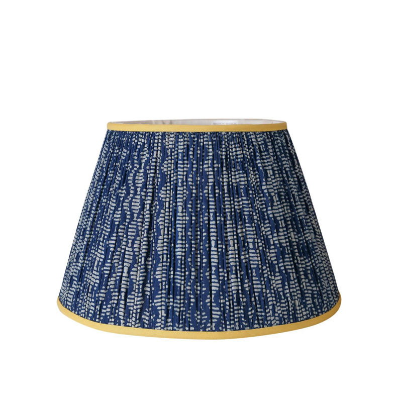 Gathered Empire in White Noise with Contrasting Trim