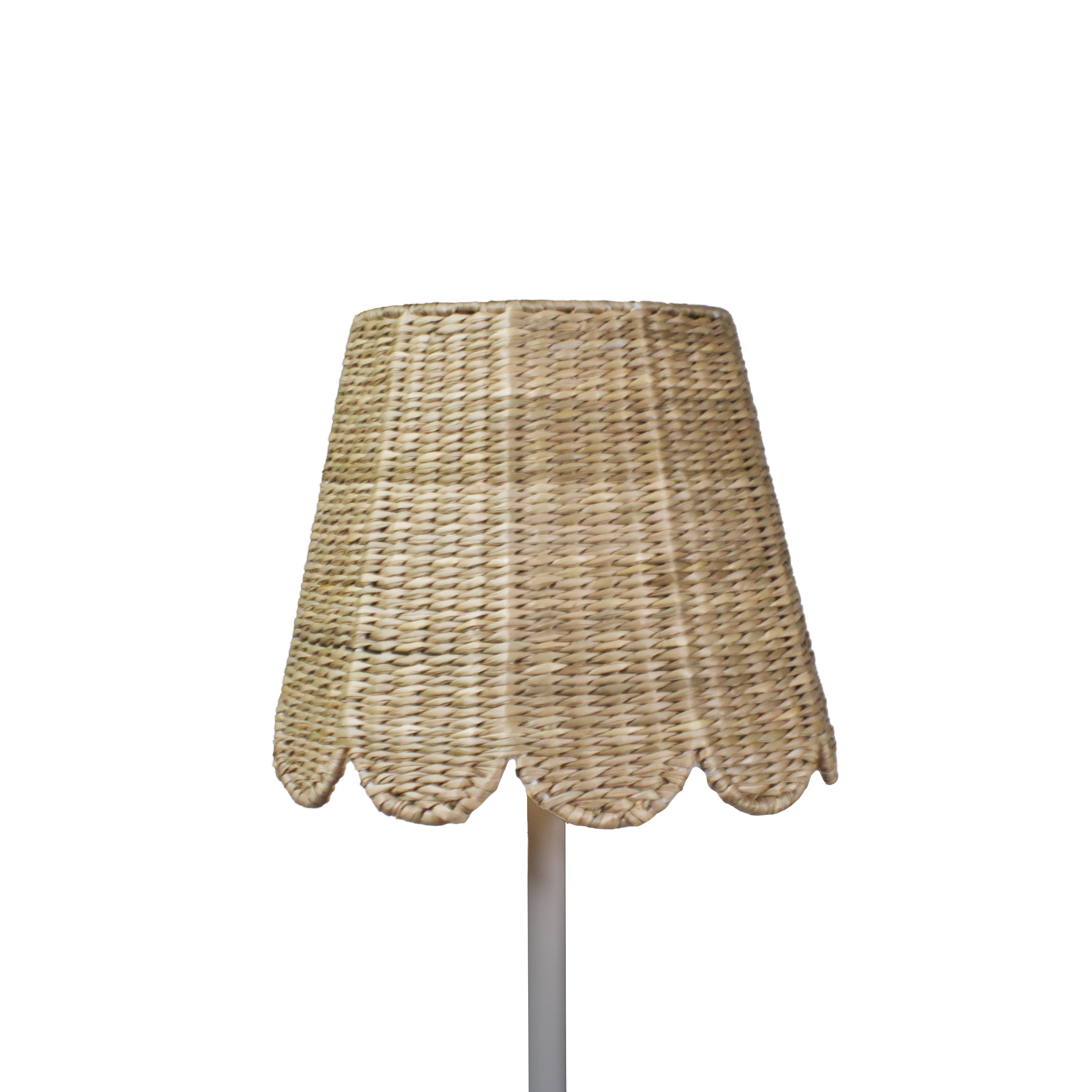 Seagrass Shade Cover (Scalloped in Natural)