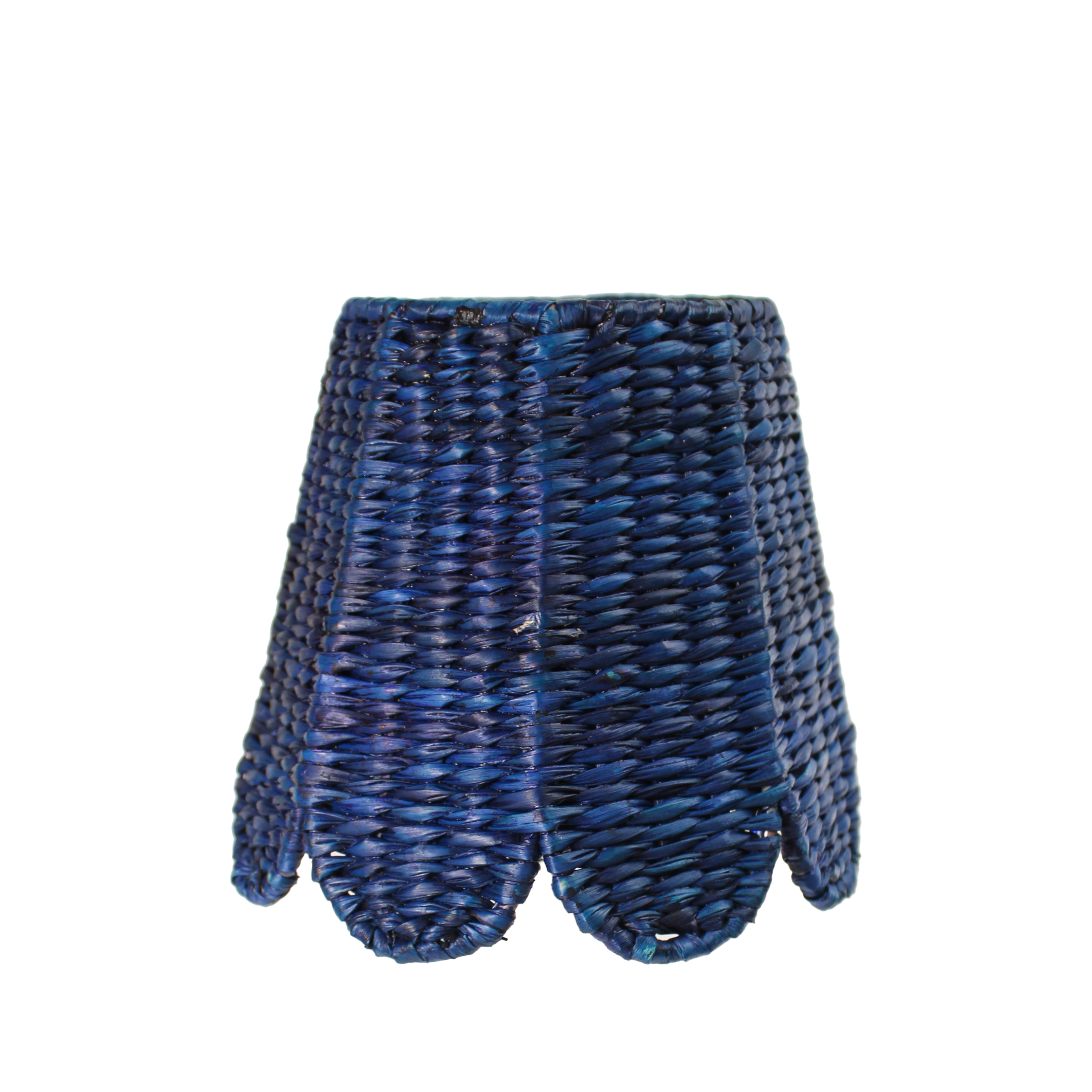 Small Seagrass Shade Cover (Scalloped in Navy)