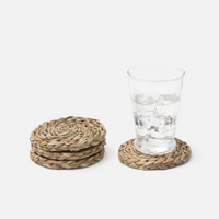 Lucian Aged Seagrass Round Coasters