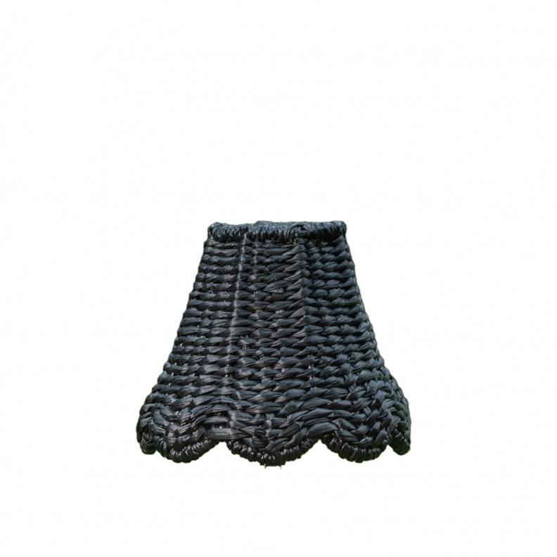 Petite Handwoven Lampshades (Scalloped Base)