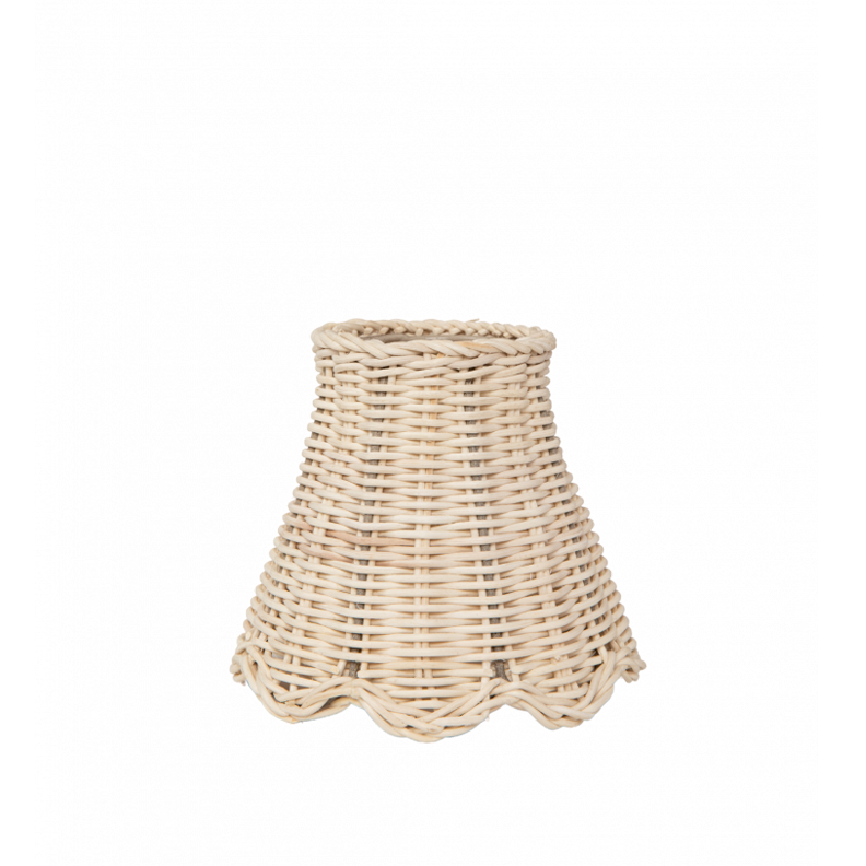 Petite Handwoven Lampshades (Scalloped Base)